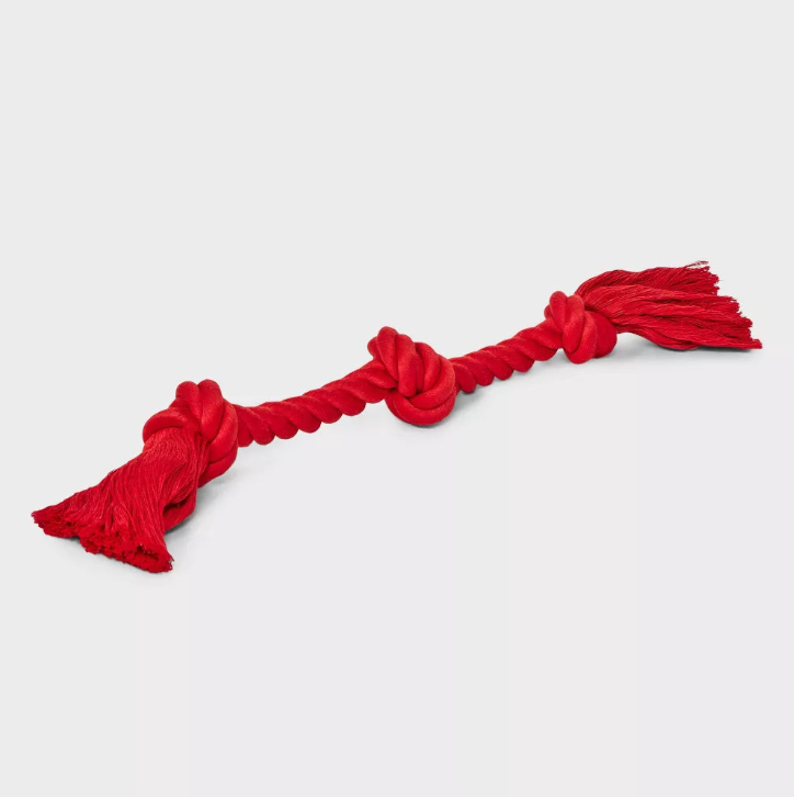 15 Inch Knotted Cotton Rope Dog Chew & Tug Toy