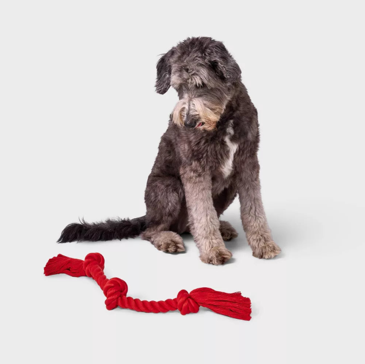 15 Inch Knotted Cotton Rope Dog Chew & Tug Toy